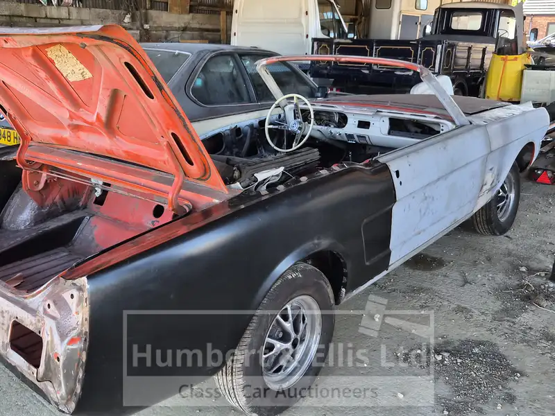 Lot: 2 | 1965 FORD MUSTANG CONVERTIBLE V8 AUTO LHD 'C-CODE' - FOR RESTORATION | Humbert & Ellis - Image 1